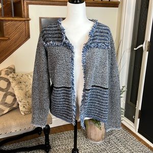 Chicos knit blazer